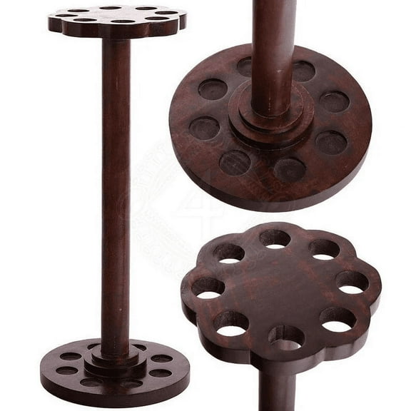NAUTICALMARTUS Designer Wooden Walking Sticks Cane Stand Stand for Walking Sticks Umbrella Display Cane Stand