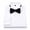 White, variant on TANSILING Men’s Tuxedo Dress Shirt with Free Black Bow Tie