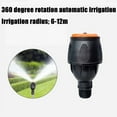 thumbnail image 6 of Spring Saving! SHENGXINY 360° Automatic Rotating Sprinkler Rotating Irrigation Nozzle,Suitable For Sprinkler Heads In Courtyards,Gardens,Lawns,And Household Automatic Irrigation Systems Black A, 6 of 7