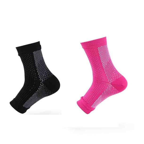 crgrtght Chaussettes de compression orthopedique pour hommes sport fitness course a pied cyclisme pedalage chaussettes de fasciite plantaire