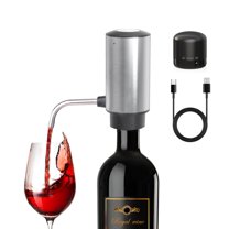 Electric Wine Aerator and Pourer,Smart Automatic Wine Decanters,Rechargeable Wine Dispenser with USB Cable,Best Wine Gifts