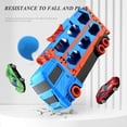 thumbnail image 3 of Camión transportador de coches grande, pista plegable, vehículo de carreras, juegos competitivos para niños, almacenamiento, coche de aleación, juguete para niños, regalo novedoso, 3 of 3