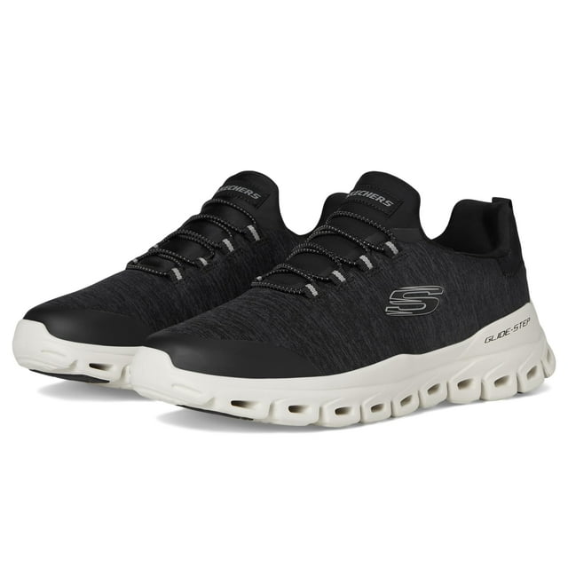Zapatilla Skechers Glide-Step RYLA para hombre, color negro, talla 10.5