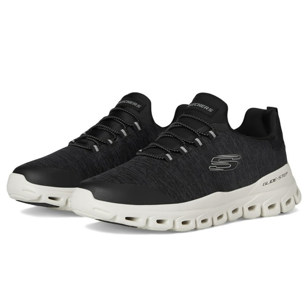 Zapatilla Skechers Glide-Step RYLA para hombre, color negro, ancho 12