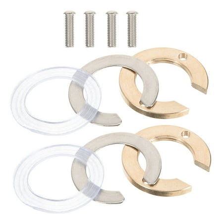 2 Sets Anti Loosening Faucet Lock Nut Kit for Kitchen and Bathroom Secure Sink Water Tap Installation Accessories Easy to Install