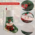 thumbnail image 4 of Juego de 5 medias navideñas grandes de 18 pulgadas para colgar en la chimenea con puños de felpa, Papá Noel, muñeco de nieve, reno, elfo para decoración navideña, decoración del árbol de Navidad, 4 of 4