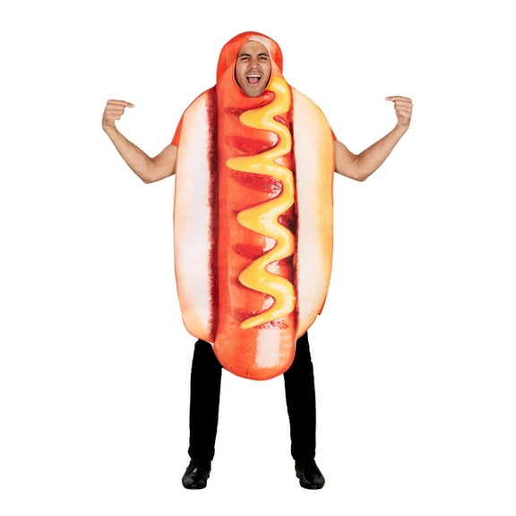 Hot Dog Adult Costume | One Size