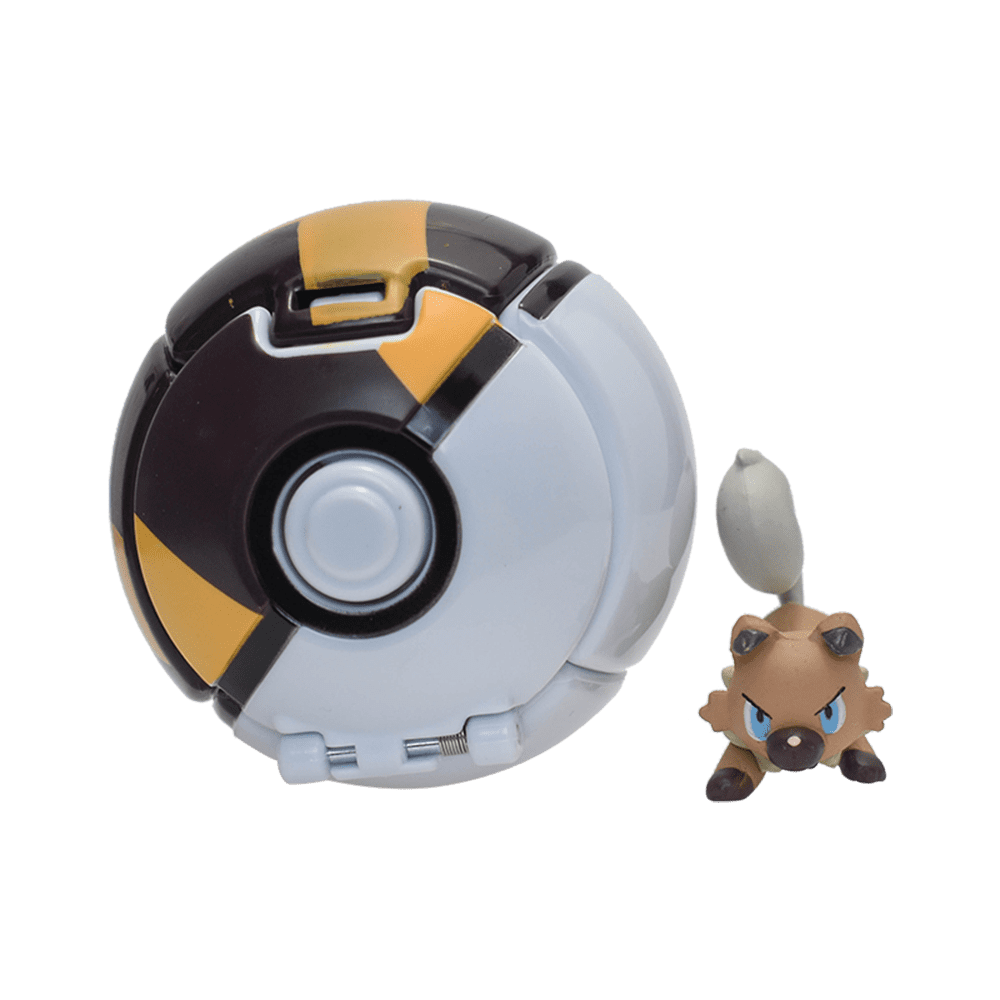 Pok-Emon Toys Figures Rockruff with Poke Ball 2.8