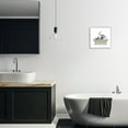 thumbnail image 2 of Stupell Industries Monochromatic Elephant Laying Bathtub Bathroom Illustration, 12 x 12, Design by Annalisa Latella, 2 of 6