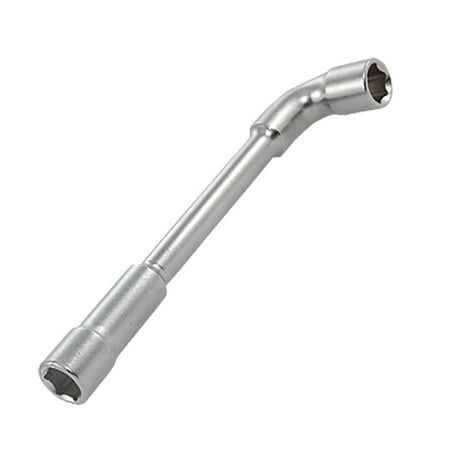 Unique Bargains 10mm L Shaped Double Ended Hexagon Offset Socket Wrench