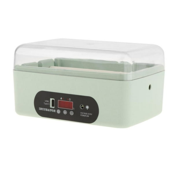 Incubadora para huevos de aves de corral con control de temperatura 4 giro automático
