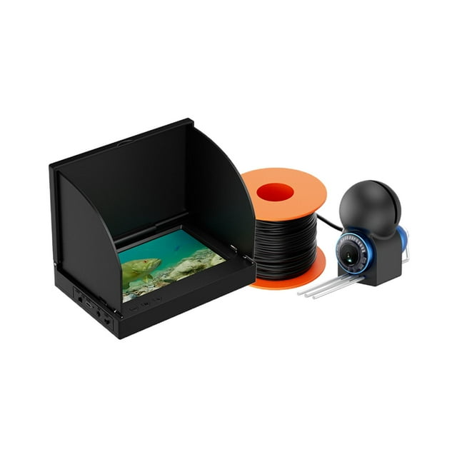 Sondas de pesca con video, cámara de pesca submarina, monitor a color para exteriores, sondas de pesca 4.3in 1500Brillante 30m