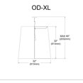 thumbnail image 2 of Dainolite OD-XL-790 White Pendant, 2 of 3