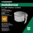 thumbnail image 3 of Metabo Hpt Full Round Head Wire Coil Siding Nails 2" 3600Pc, 3 of 4