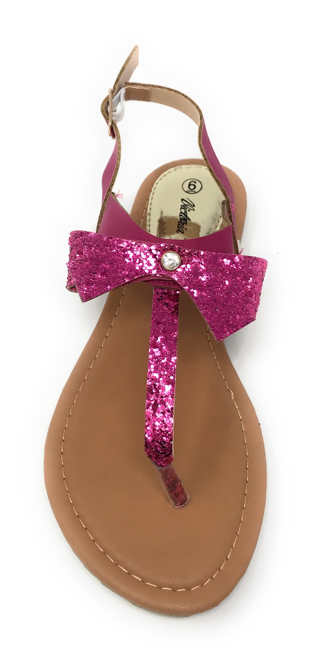 Victoria K T-Strap Bow Sandal
