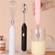 thumbnail image 3 of Yuarrent Batidor de huevos eléctrico de mano café leche acero inoxidable capuchino crema mezclador espuma licuadora utensilios de cocina Electrodomésticos Rosa, 3 of 6