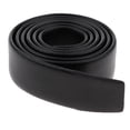 thumbnail image 2 of Cinturones casuales Sunnimix de cuero para hombres Sin hebilla Negro Lichee, 2 of 8