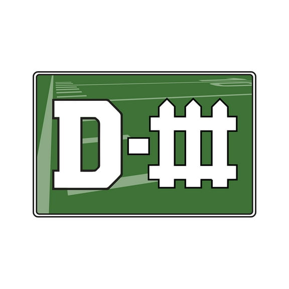 DEFENSE Aluminum Sign sports game team football hockey chant yell | Indoor/Outdoor | 18" Tall