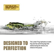 Lunkerhunt Lunker Frog  Freshwater Fishing Lure with Realistic Design, Weighs  oz, 2.25 Length