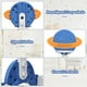 thumbnail image 5 of Canasta de Baloncesto Costway Altura Regulable para Niños Azul y Gris 57 x 57 x 111-151 cm con Pelota de Baloncesto Fútbol y de Golf, 5 of 9