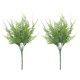 thumbnail image 2 of Kearding 2 piezas de plástico abrazan la vitalidad con plantas verdes en maceta simuladas para el hogar plantas verdes simuladas helecho Decoración, 2 of 6