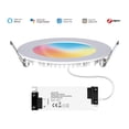 thumbnail image 2 of Luz de techo inteligente MOES funciona con Google Home Alexa Zigbee WiFi Smart Downlight, 2 of 5