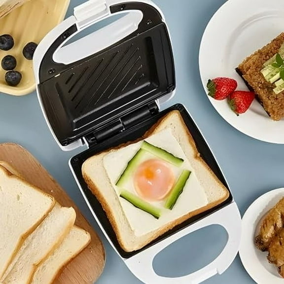 Multi-functional Breakfast Sandwich Maker (White)
