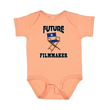 

Inktastic Future Filmmaker Director Chair Gift Baby Boy or Baby Girl Bodysuit