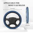 thumbnail image 5 of Daiia Christmas Trees Steering Wheel Cover Auto Steering Wheel Covers Breathable Anti-Slip Steering Wheels Car Interior Decor Accessories for Men Women Universal 15 Inch, 5 of 8