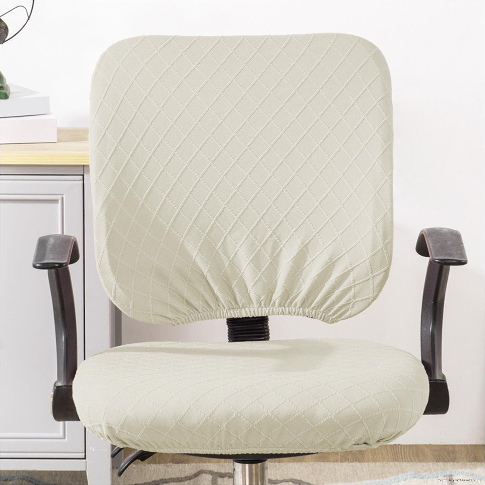 Unicoloured Office Chair Cover For Armchairs, Desk Chair, Computer