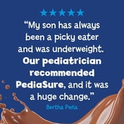 PediaSure Grow & Gain with Immune Support, 7g Protein, Chocolate, 8-fl-oz Bottle, Pack of 6