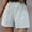 Mint Green, variant on Munlar White Shorts for Women High Waisted Pull on Casual Loose Solid with Pockets Shorts