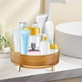 thumbnail image 5 of Turntable Organizer Vanity Tray Cosmetic Storage Tray for Countertop Living Room Yellow, 5 of 7