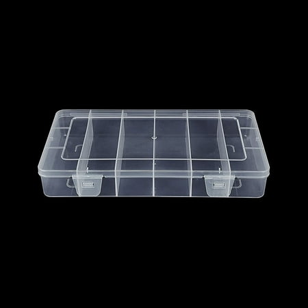 Tackle Box Organizer Mascara Brushes Container Fishing Tackle Tray Box Plastic Storage Organizer Container for Crafts