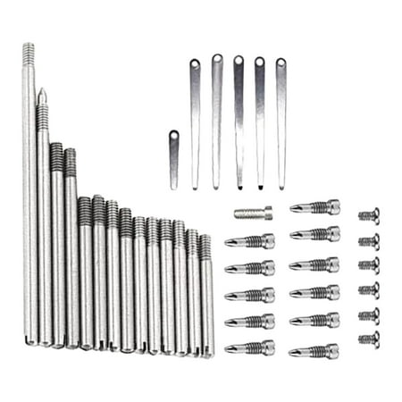 

Almencla Clarinet Repair s Screws Sturdy Practical Lightweight Clarinet Shaft Rods Maintenance Parts Woodwind Instrument Parts