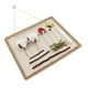 thumbnail image 1 of De Hechas Naturales Pintura Jardín Casero Decorativo Colgante De Pared Ornamento De Macramé Artesanal Para Niños de algodón de otoño BLESIY pintura de palo de madera natural, 1 of 8
