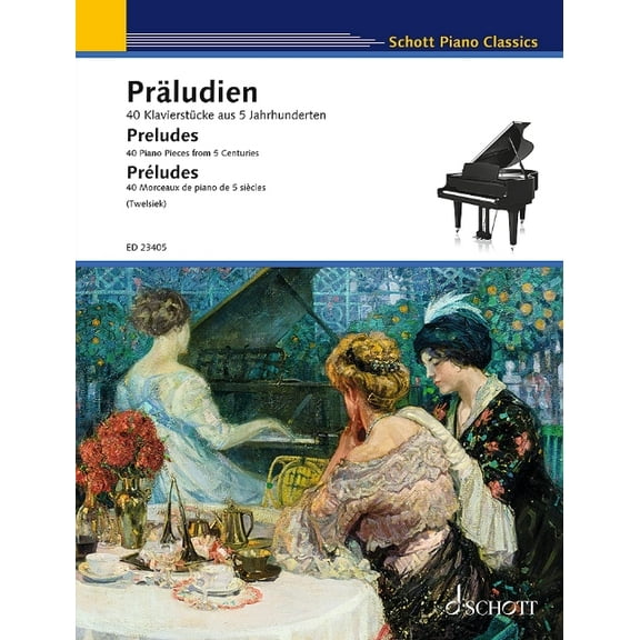 Preludes: 40 Piano Pieces from 5 Centuries, (Paperback)