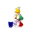 thumbnail image 6 of Lexi Home Ceramic Color 12 Oz. Mug set With Metal Tree Stand Rack - Multi Colors, 6 of 6