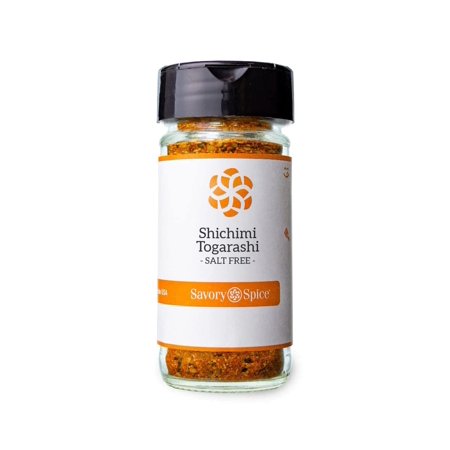Shichimi Togarashi, Salt- - Japanese 7 Seasoning Blend | Seven Flavor Chili s for Soups, Noodles, One Meals & Stir-Fries (Medium Jar - Net: 2.4 oz)