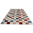 thumbnail image 2 of BERTHMEER 6'x9' Shag Area Rugs for Living Room Bedroom Dinning Room Fluffy Checkered Soft Modern Geometric Plush Pile Colorful Washable Rugs Carpets,Multicolor, 2 of 8