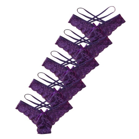 Bigersell Seamless Underwear for Women Clearance Plus Size Womens Underwear High Cut Panty Style P-1502 Cotton Boyshort Panties Ladies Cotton Thongs Briefs Mid Waist Women s Briefs Purple XL