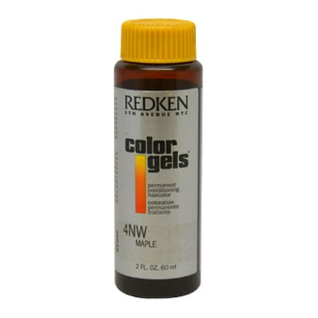 Redken Color Gels Permanent Conditioning Hair Color, 4Nw Maple, 2