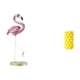 thumbnail image 1 of Escultura de flamenco en resina, jarrón de flores, adorno de mesa de , decoración geométrica creativa para el hogar, material adecuado para j, 1 of 8