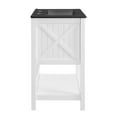 thumbnail image 5 of Modway Steam 24" Bathroom Vanity in White Black, 5 of 9
