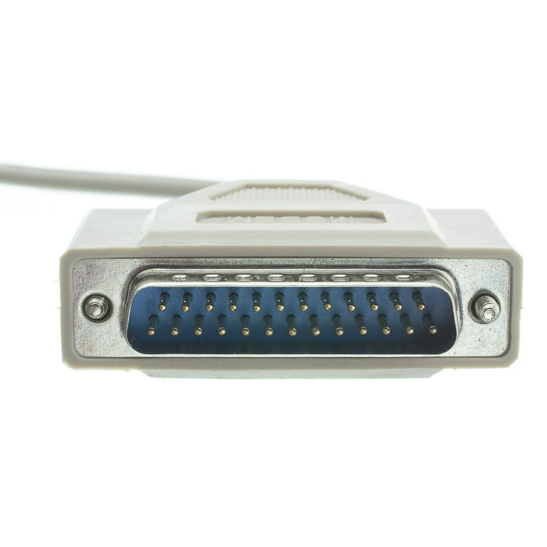 voldgrav spurv Flagermus Null Modem Cable, DB9 Female to DB25 Male, UL rated, 8 Conductor, 10 foot -  Walmart.com