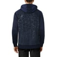 thumbnail image 2 of Ma Croix Mens Triangle Pattern Hoodie Zipper Sweater, 2 of 6