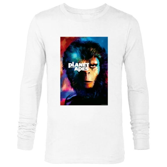 Planet of the Apes 1968 Cornelius Original Movie Poster Art - Long Sleeve T-Shirt for Men - Customized-White