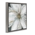 thumbnail image 2 of Stupell Industries Transitional Closeup Serene White Blossom Gray Floating Frame Canvas Art, 18 x 18, by Carol Robinson, 2 of 8