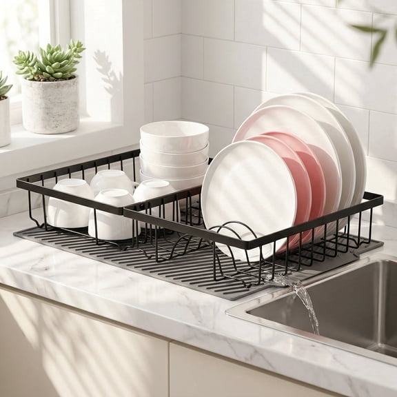Mimifly Stainless Steel Modular Dish Racks, 3-Piece