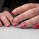thumbnail image 1 of Uñas postizas navideñas de presión, 24 unidades, cortas, con forma de almendra y ataúd, reutilizables, para manicura francesa., 1 of 5
